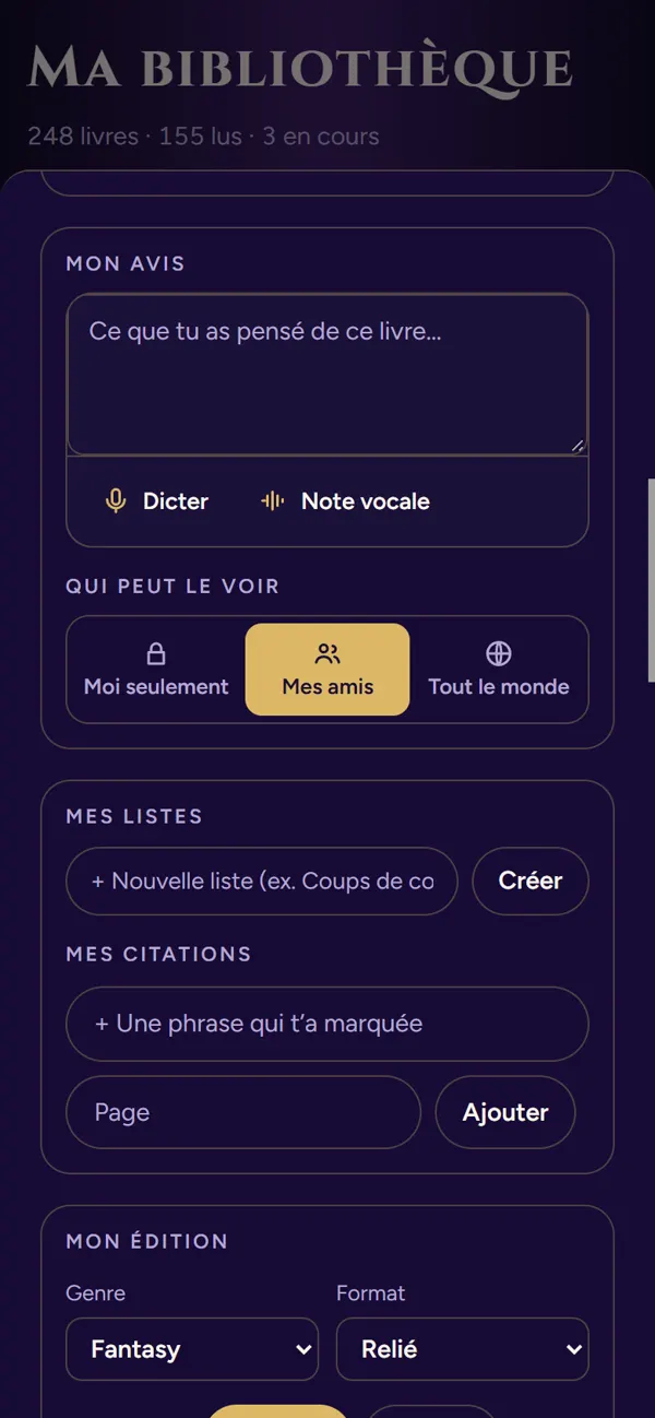 L’avis et qui peut le voir